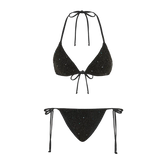 Amel High Waist Bikini Bottom Black
